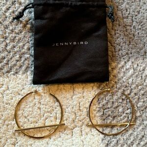 Gold Jenny Bird trust hoops, never worn